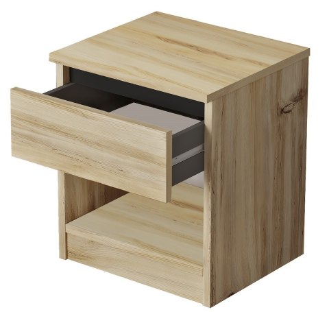 Stabilna szafka nocna LUVIO kolor dąb