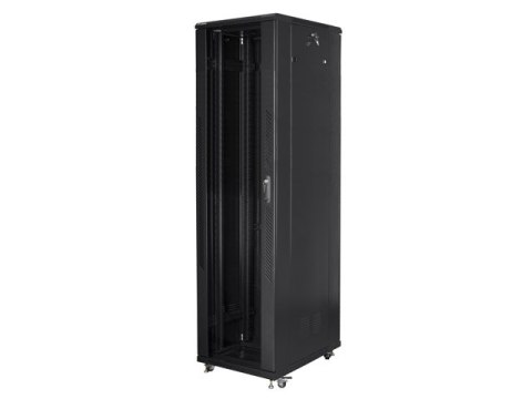 LANBERG FF01-8837-12B-kpl Lanberg szafa stojąca rack 19 37U 800 x 800mm czarna; flat pack