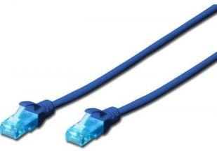 DIGITUS Cat6 U/UTP 1 m Niebieski 1 Patchcord