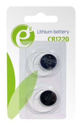 Baterie GEMBIRD Litowa CR1220 40mAh 2 szt. EG-BA-CR1220-01