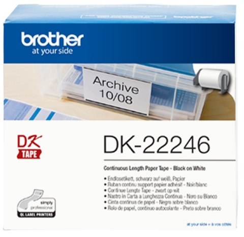 Brother etykiety Length free Paper 103mm x 30.48m