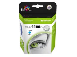 Tusz do Brother LC980/1100 TBB-LC1100CY CY 100% nowy