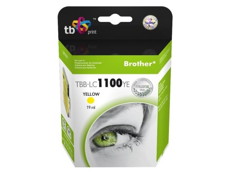 Tusz do Brother LC980/1100 TBB-LC1100YE YE 100% nowy