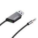 Adapter transmiter AUX z bluetooth 5.3, funkcja zestawu głośnomówiącego, TR-16
