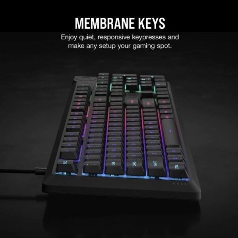 Klawiatura K55 Core RGB Czarna