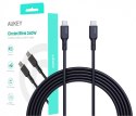 CB-SCC241 kabel USB-C - USB-C 1m 240W PD 5A 20V silikonowy czarny