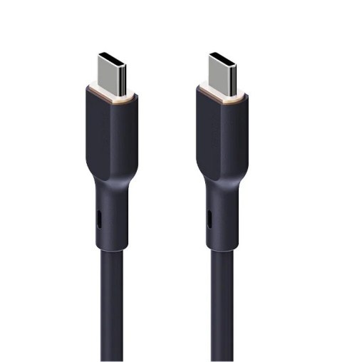 CB-SCC241 kabel USB-C - USB-C 1m 240W PD 5A 20V silikonowy czarny