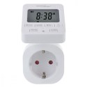 Timer cyfrowy GB605 E 16A IP20