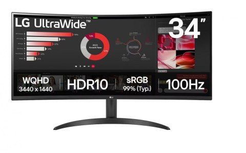 Monitor 34WR50QK-B 34 cale VA