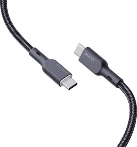 CB-KCC101 kabel USB-C - USB-C 1m 100W PD 5A 20V kevlar + nylonowy oplot