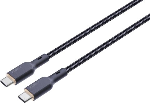 CB-KCC101 kabel USB-C - USB-C 1m 100W PD 5A 20V kevlar + nylonowy oplot