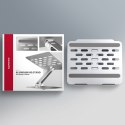 Podstawa do laptopów aluminiowa STND-LQ 10-17.3 cali, regulowane kąty nachylenia, Szara