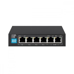 Przełącznik EUROS V2 6 portów POE SWITCH 4 porty 10-100MBPS POE + 2 porty UPLINK 802.3AF 60W