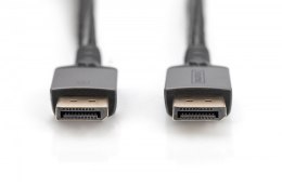 Kabel połączeniowy PREMIUM DisplayPort 8K60Hz UHD DP/DP M/M 1m Czarny