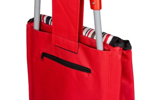 WÓZEK NA ZAKUPY Z PODWÓJNĄ RĄCZKĄ BRUNBESTE BB-2050