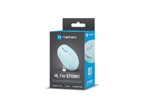 Mysz bezprzewodowa Stork 1600 DPI niebieska