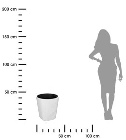 Donica Mora biała 39x41 cm