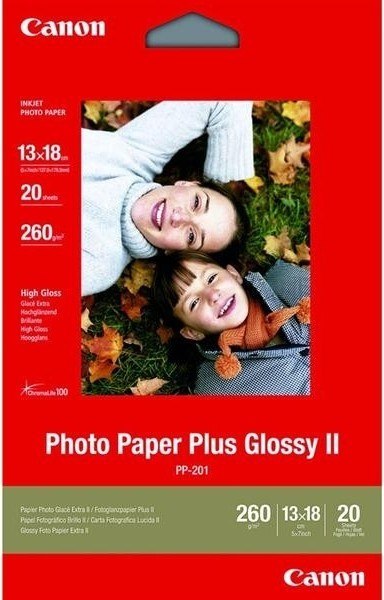 Papier Canon PP-201 błyszczący II Photo Paper Plus 13X18 20 arkuszy 2311B018
