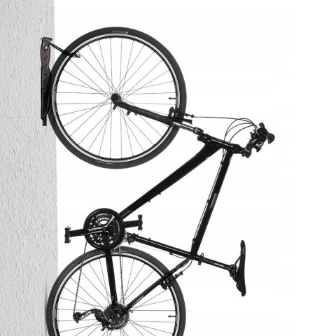 Rowerowy uchwyt ścienny pionowy stal max. obciążenie 30kg MC-432