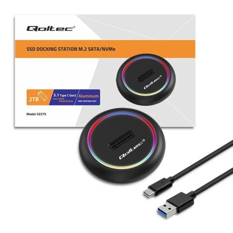 Stacja dokująca dysków SSD M.2 | NVMe | SATA | USB-C | 2TB