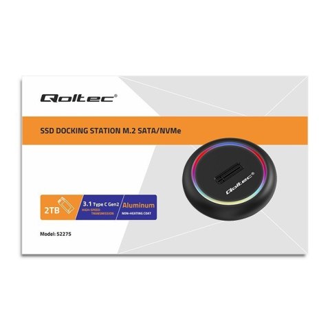 Stacja dokująca dysków SSD M.2 | NVMe | SATA | USB-C | 2TB