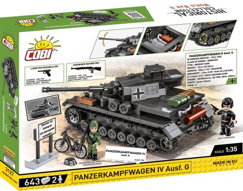 Klocki Panzerkampfwagen IV Ausf. G 643 klocków