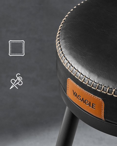 Zestaw 2 krzeseł obrotowych 91 cm EKHO