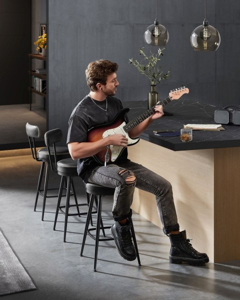 Zestaw 2 krzeseł obrotowych 91 cm EKHO