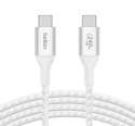 Kabel BoostCharge USB-C/USB-C 240W 2m biały
