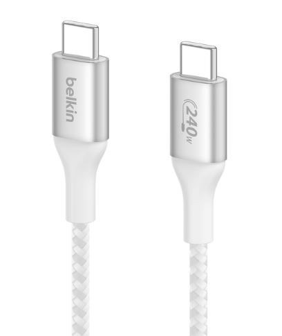 Kabel BoostCharge USB-C/USB-C 240W 2m biały