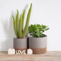 Osłonka ceramiczna MILI2 szara 13 cm