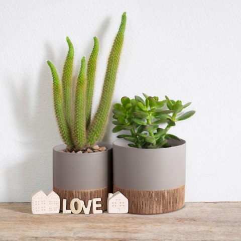 Osłonka ceramiczna MILI2 szara 13 cm