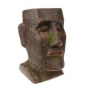 Donica osłonka Głowa Moai 42 cm Doniczka na kwiaty w kształcie posągu Moai znanego z Wysp Wielkanocnych wykonana z magnezji o wy