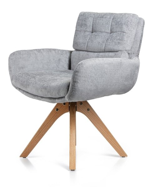 Krzesło Verde szare obrotowe