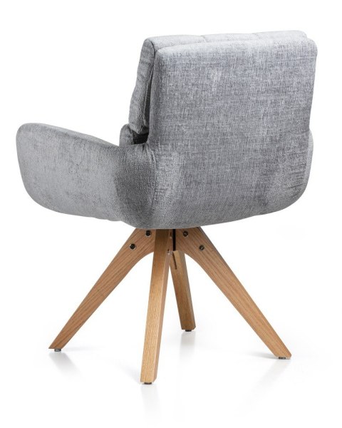 Krzesło Verde szare obrotowe