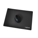 Radiowa mysz optyczna 2.4GHz 1600dpi czarna ergonomiczna