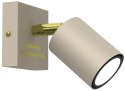 Lampa Sufitowa Spot STRIPER Beżowy Złoty 1xGU10