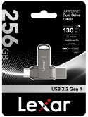 Pendrive Dual Drive D400 256GB USB-C/A 3.1 130MB/s