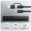 Adapter ADSA-FPX USB-C 10Gbps SATA 6G 2.5/3.5 cala SSD/HDD FASTPORT X, w tym zasilacz, 60cm USB-C/USB-A kabel