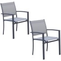 KRZESŁO OGRODOWE 57X57X88CM TEXTLINE KPL.2SZT