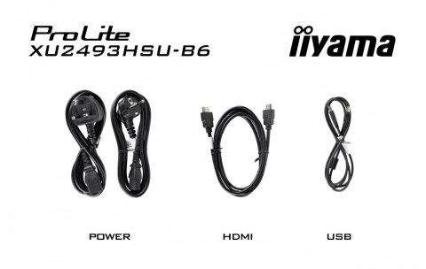 Monitor 24 cale XU2493HSU-B7,IPS.HDMI.DP.2x2W.USBx2,300cd