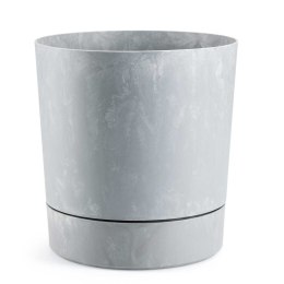 Donica z podstawką Azalea recykling szary beton 22 cm