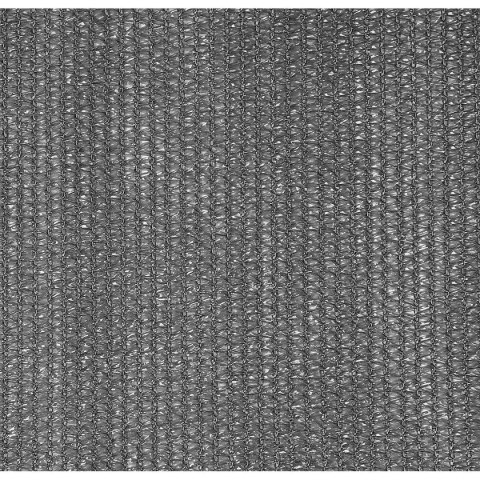 SIATKA CIENIUJĄCA MASKUJĄCA OSŁONA NA OGRODZENIE 140G/M2 1.5X10M CIEMNO SZARA
