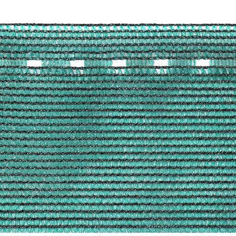 SIATKA CIENIUJĄCA MASKUJĄCA OSŁONA NA OGRODZENIE 140G/M2 1.5X25M CIEMNO ZIELONA