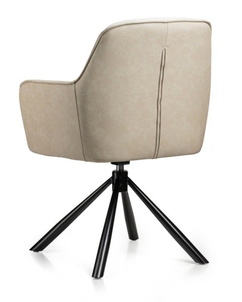 2 krzesła Ciano kremowe z auto powrotem