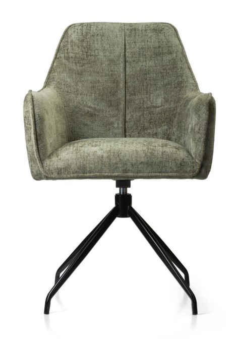 2 krzesła Fiori zielone z auto powrotem