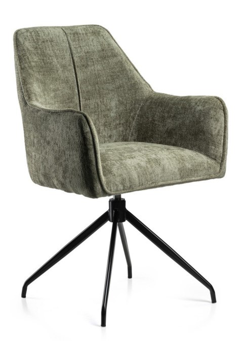 2 krzesła Fiori zielone z auto powrotem