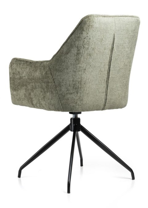 2 krzesła Fiori zielone z auto powrotem