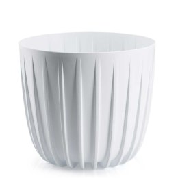 Donica Stripped niska biała 24xh21 cm