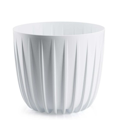 Donica Stripped niska biała 24xh21 cm